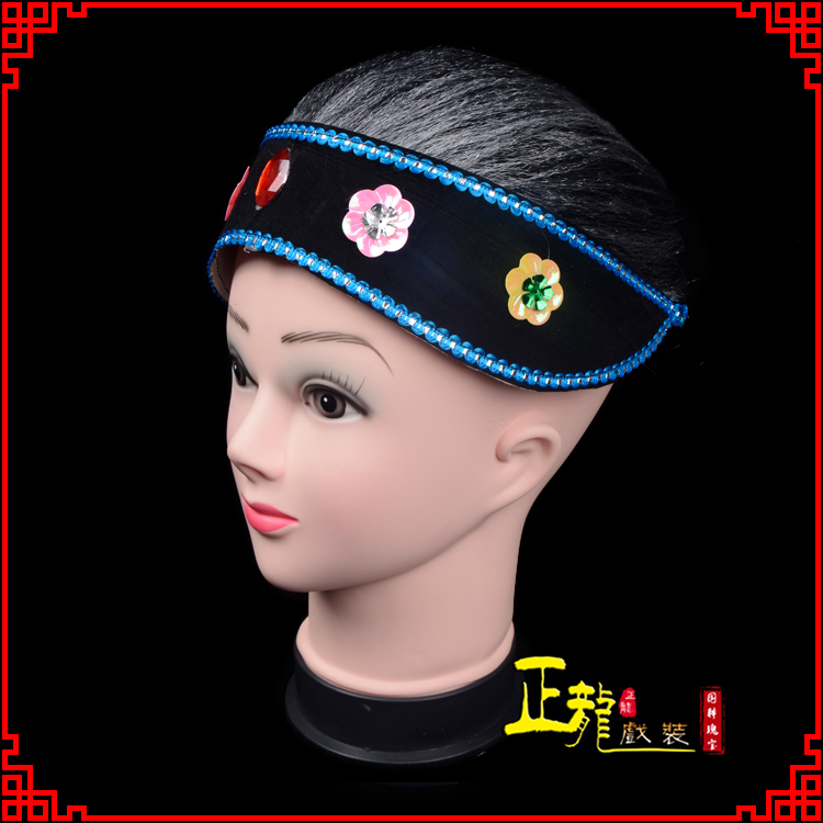 白朗老旦媒婆穷老太婆假发套 老旦头套