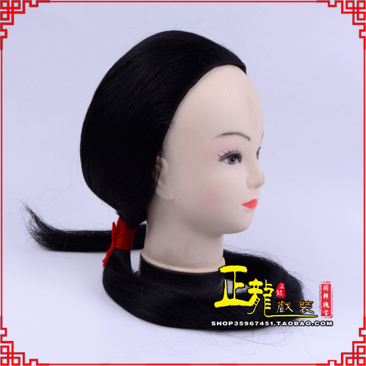 白朗古装影视演出头套花旦假发 真发古装发