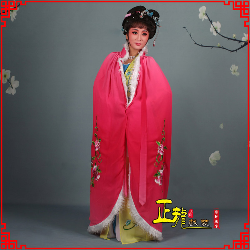 白朗小花旦绣花斗篷 花旦披风